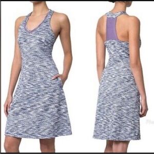 Mondetta Performance Gear Athletic/Travel Dress purple & gray size M